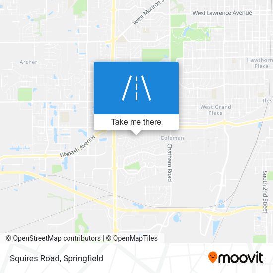 Mapa de Squires Road