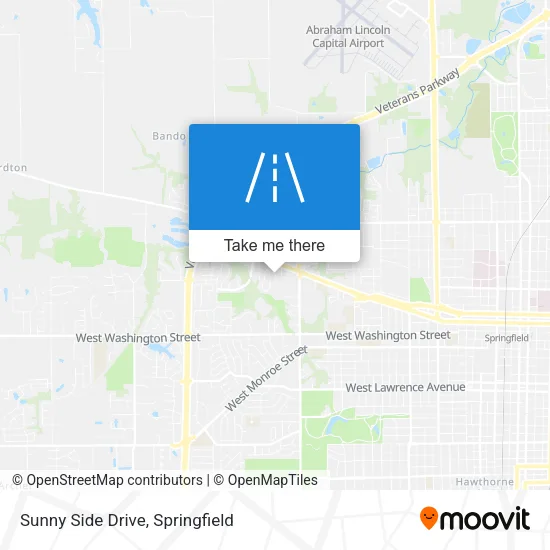 Sunny Side Drive map