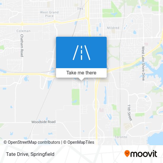 Mapa de Tate Drive