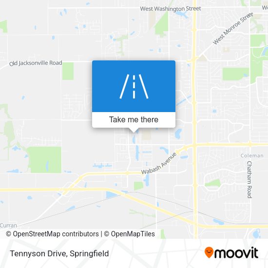 Mapa de Tennyson Drive
