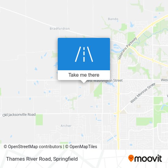 Thames River Road map