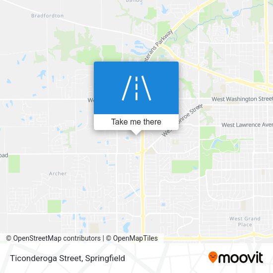 Mapa de Ticonderoga Street