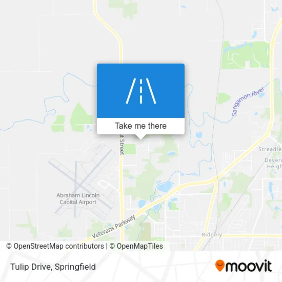 Tulip Drive map