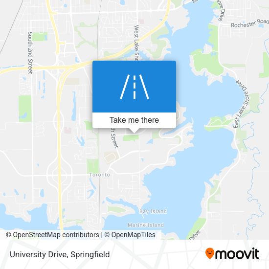 University Drive map