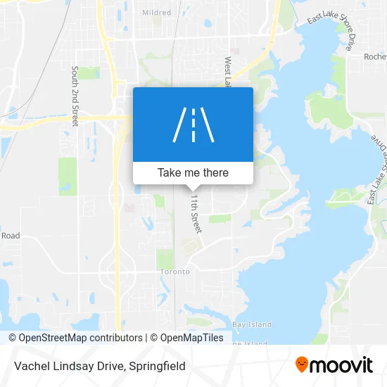 Vachel Lindsay Drive map