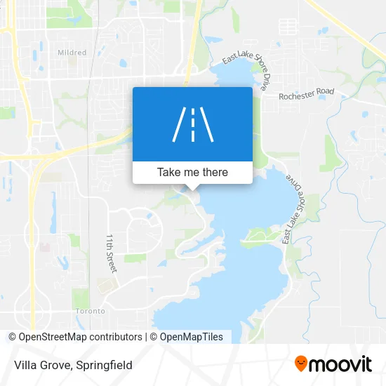 Villa Grove map