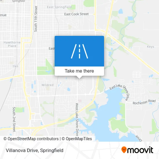 Villanova Drive map