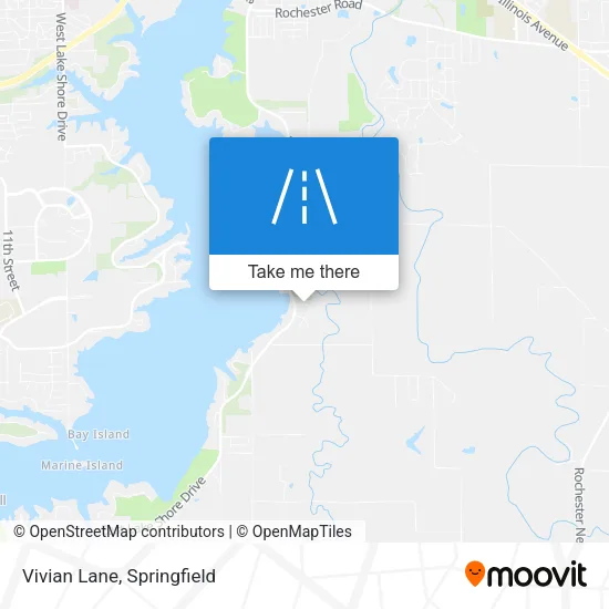 Vivian Lane map