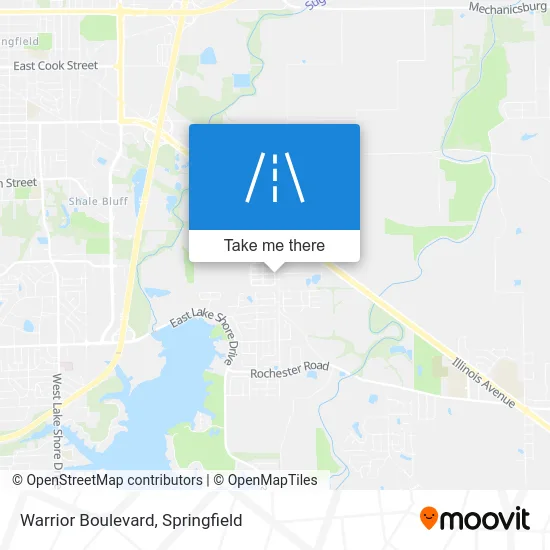 Warrior Boulevard map