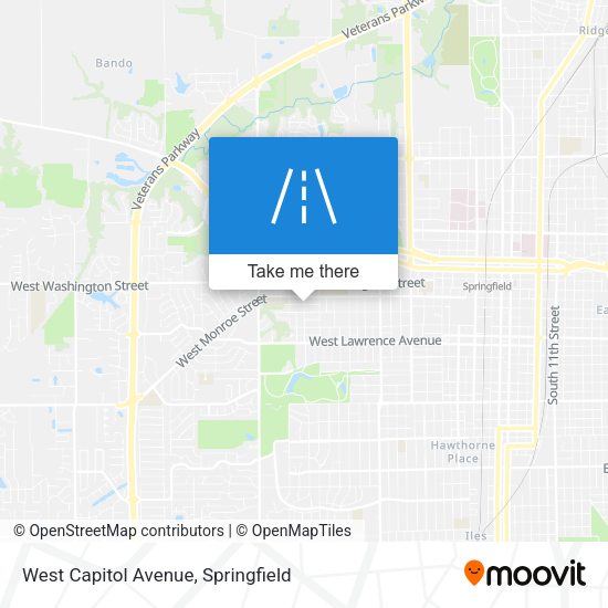 West Capitol Avenue map