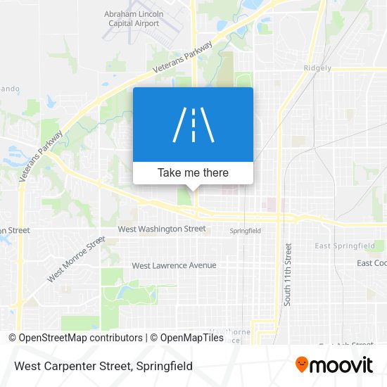 West Carpenter Street map