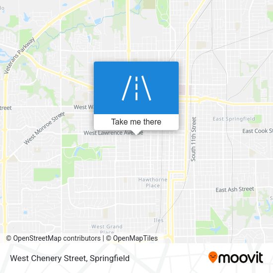 West Chenery Street map