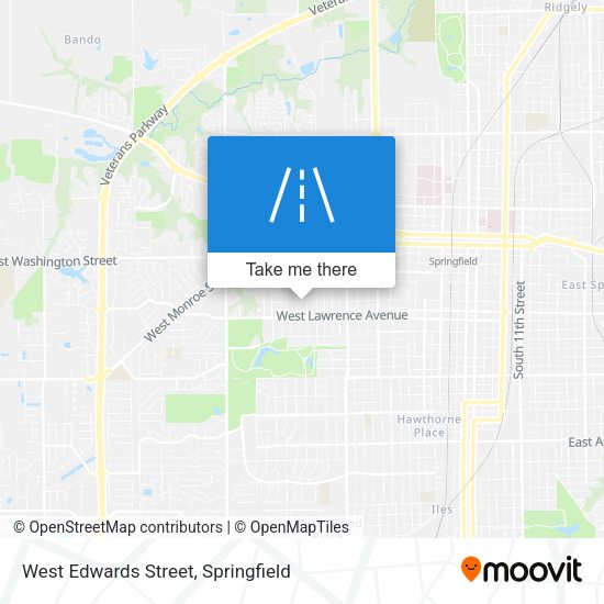 West Edwards Street map
