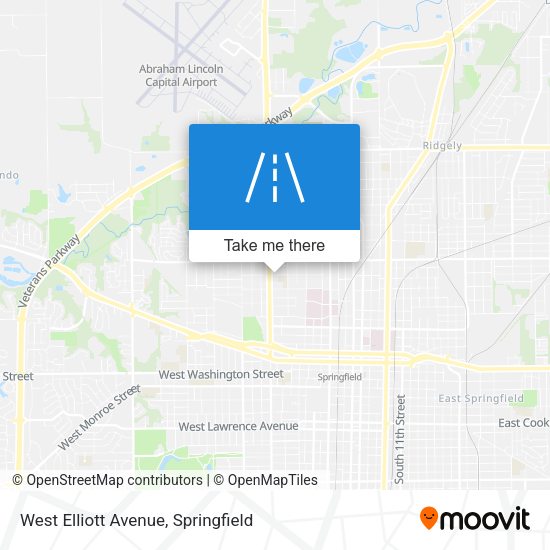 Mapa de West Elliott Avenue