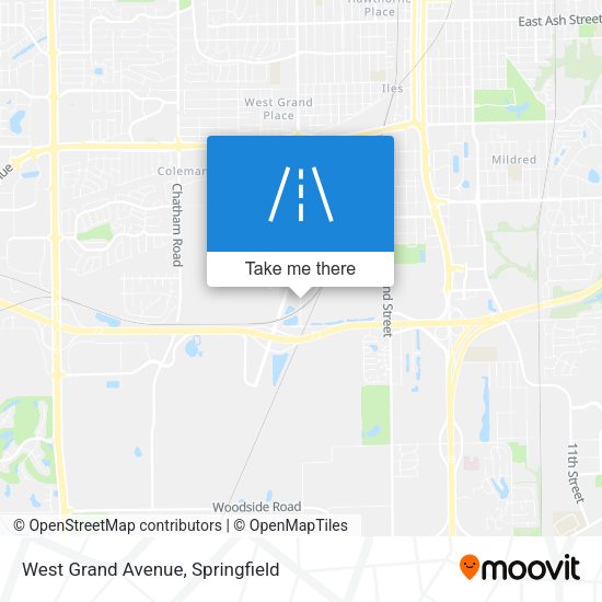 Mapa de West Grand Avenue