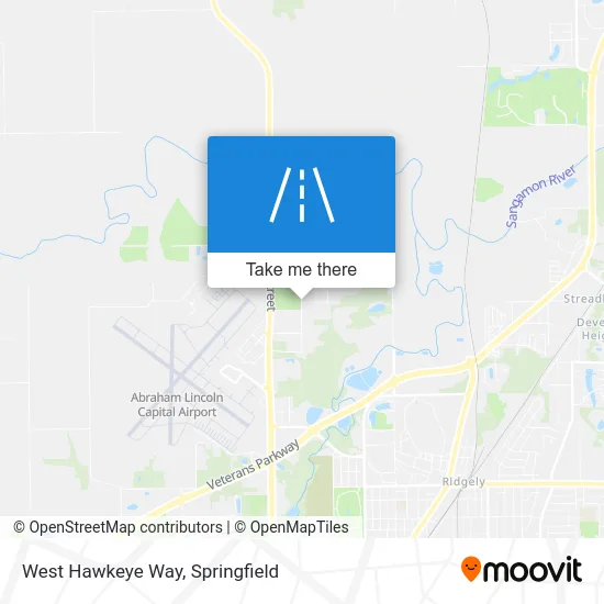 West Hawkeye Way map