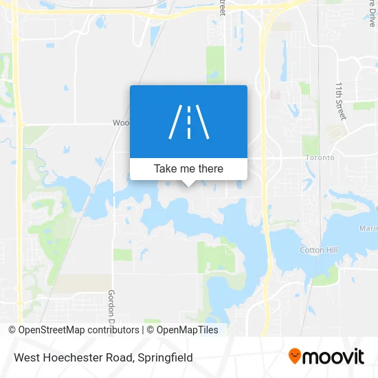 West Hoechester Road map