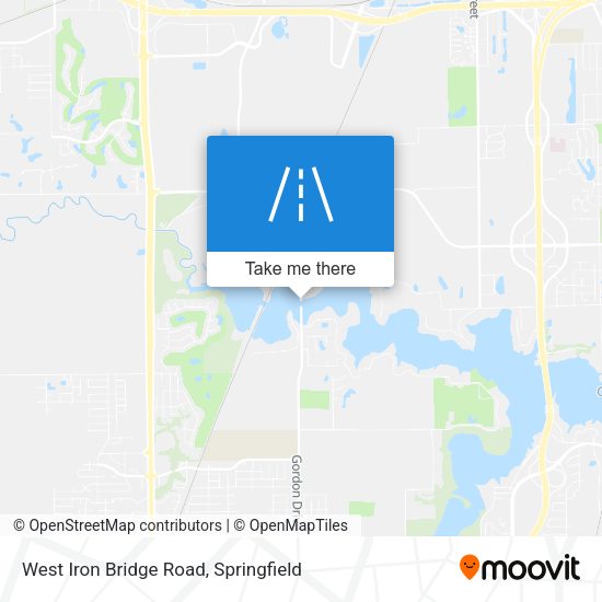 West Iron Bridge Road map