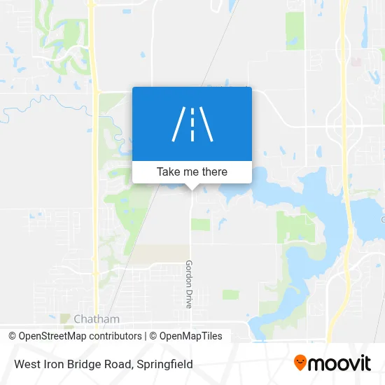 West Iron Bridge Road map