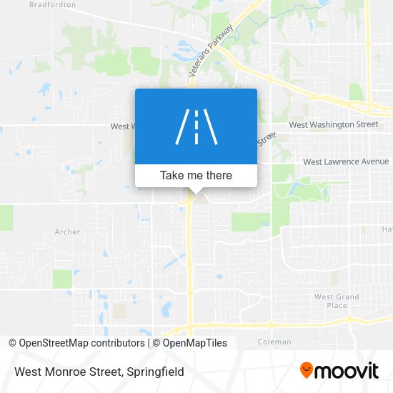 Mapa de West Monroe Street