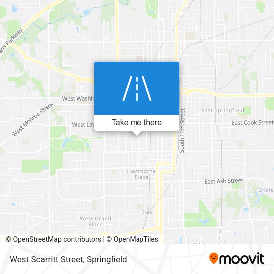 West Scarritt Street map