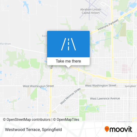 Mapa de Westwood Terrace