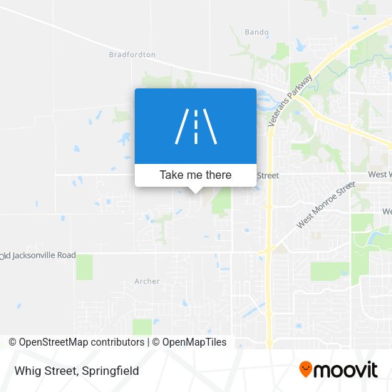 Mapa de Whig Street