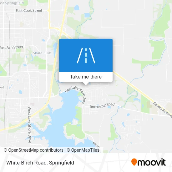 White Birch Road map