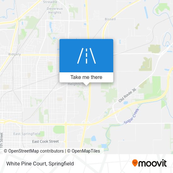 Mapa de White Pine Court