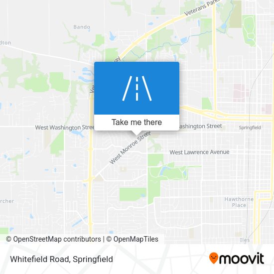 Whitefield Road map