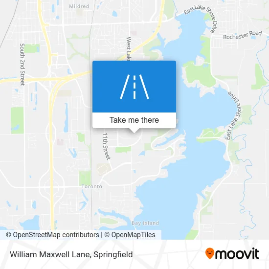 William Maxwell Lane map