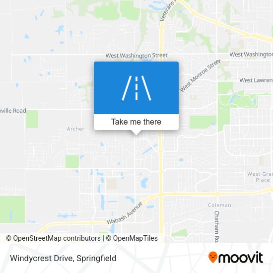 Windycrest Drive map