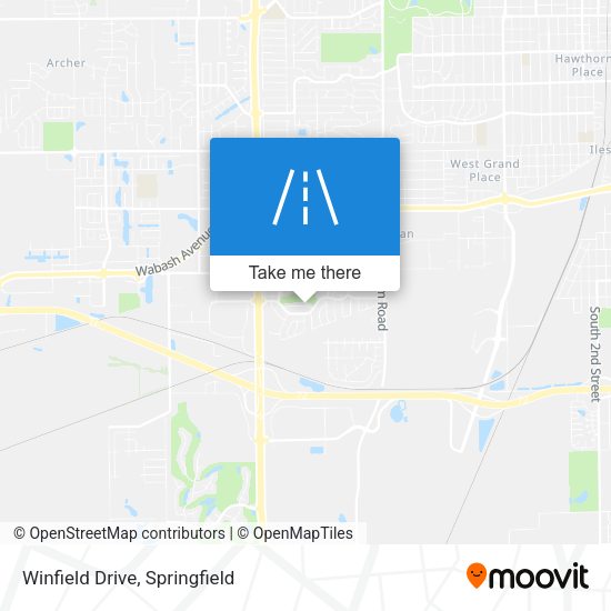 Mapa de Winfield Drive