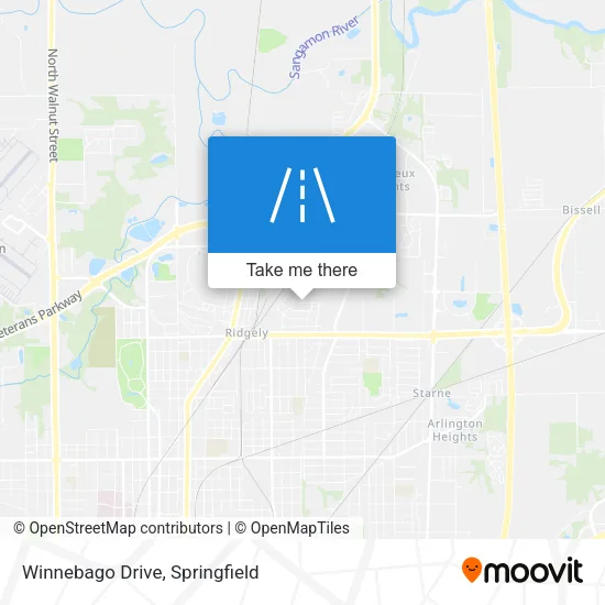 Winnebago Drive map