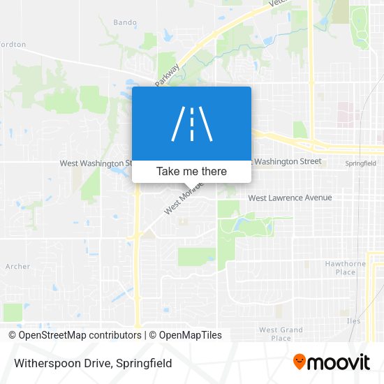 Mapa de Witherspoon Drive