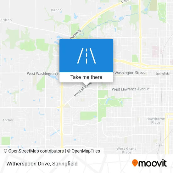 Witherspoon Drive map