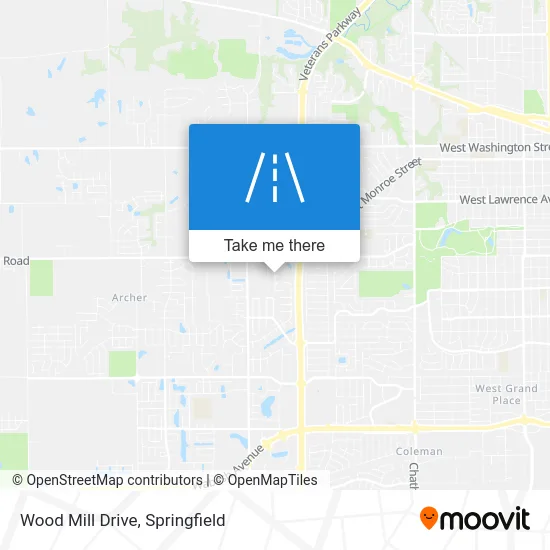 Wood Mill Drive map