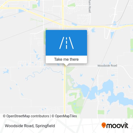 Mapa de Woodside Road