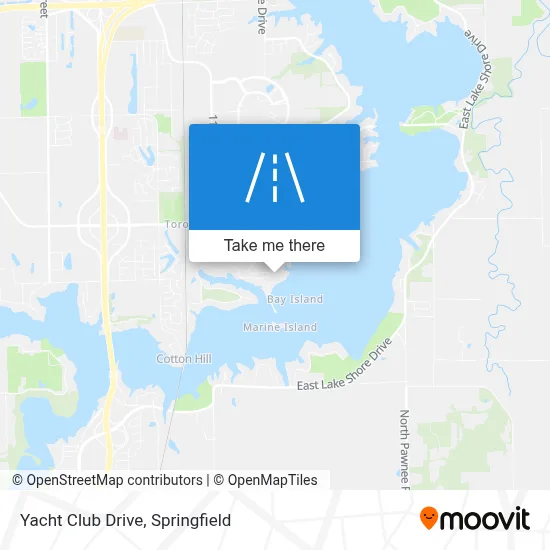 Yacht Club Drive map