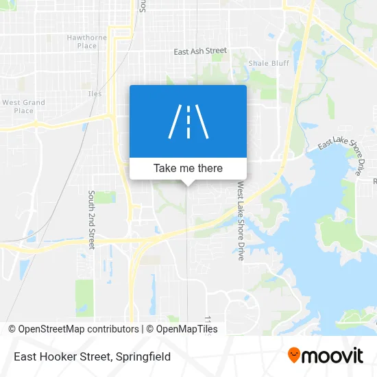 East Hooker Street map