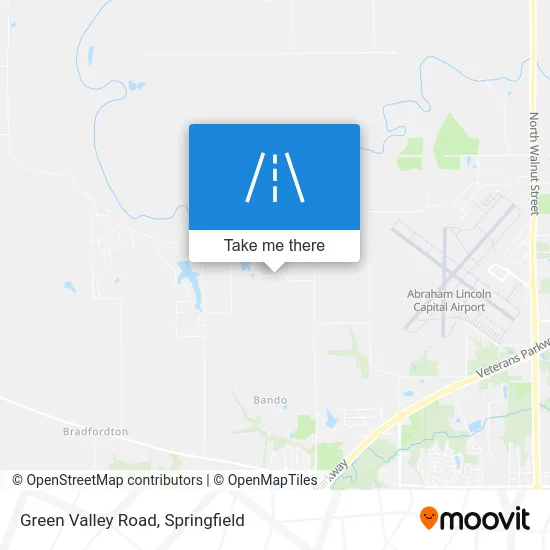 Green Valley Road map