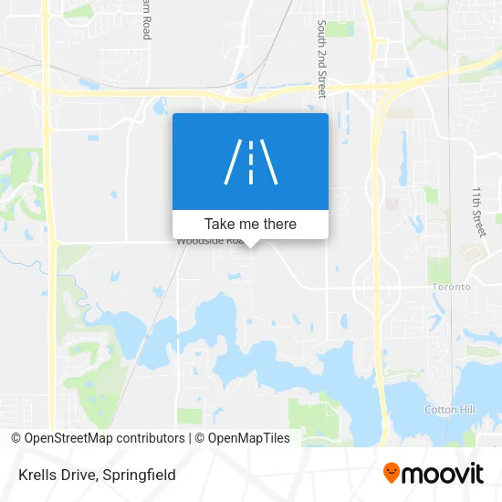 Krells Drive map