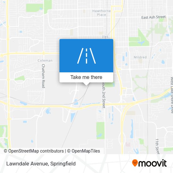 Lawndale Avenue map