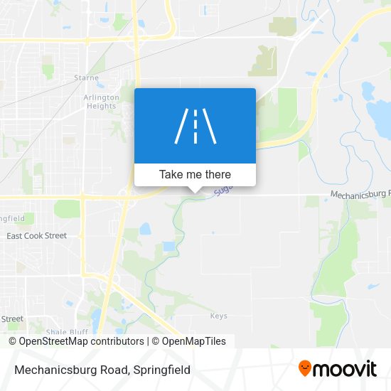 Mapa de Mechanicsburg Road