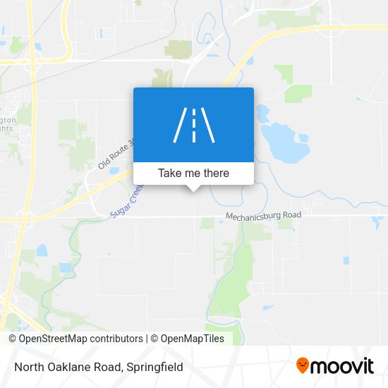 North Oaklane Road map
