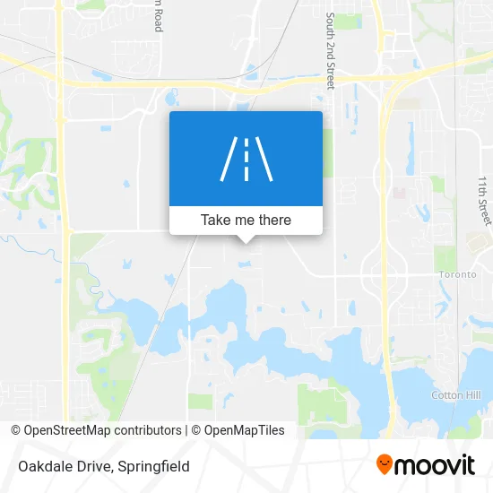 Oakdale Drive map