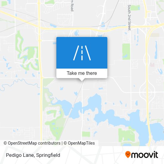 Mapa de Pedigo Lane
