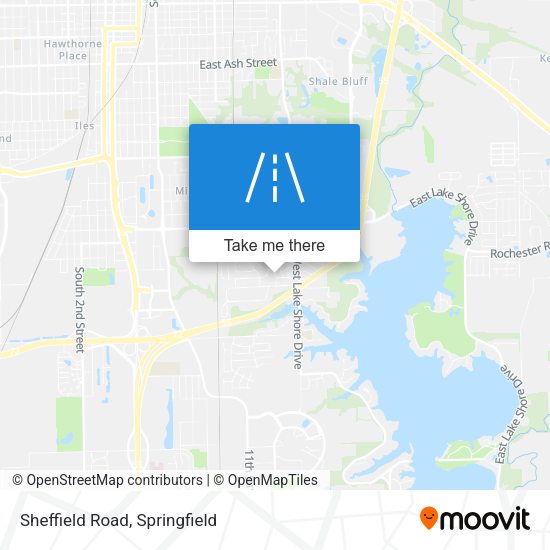 Mapa de Sheffield Road