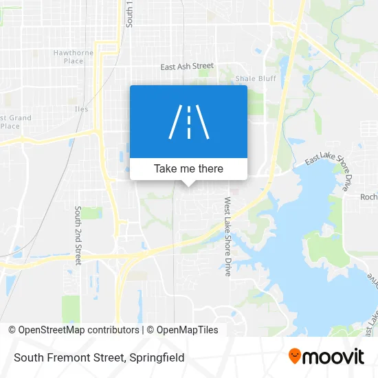 South Fremont Street map