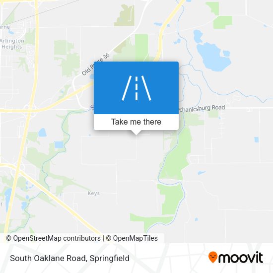 Mapa de South Oaklane Road